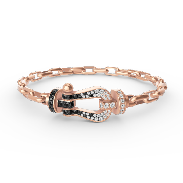¡®Aura Jewels¡¯FORCE LARGE HORSESHOE CLASP  METAL BRACELET