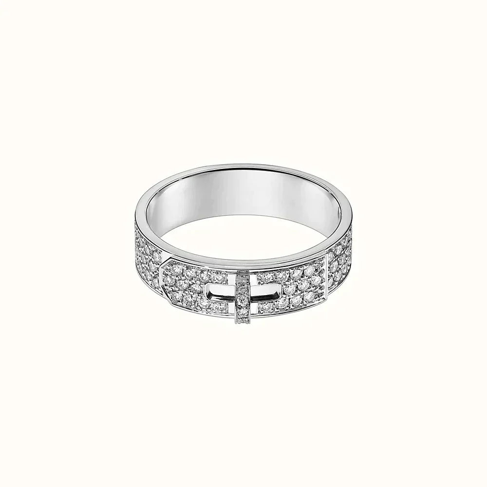 ¡®Aura Jewels¡¯KELLY SILVER DIAMOND RING
