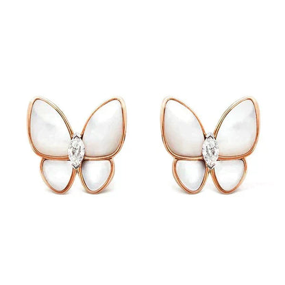 ¡®Aura Jewels¡¯BUTTERFLY MOP DIAMOND EARRINGS