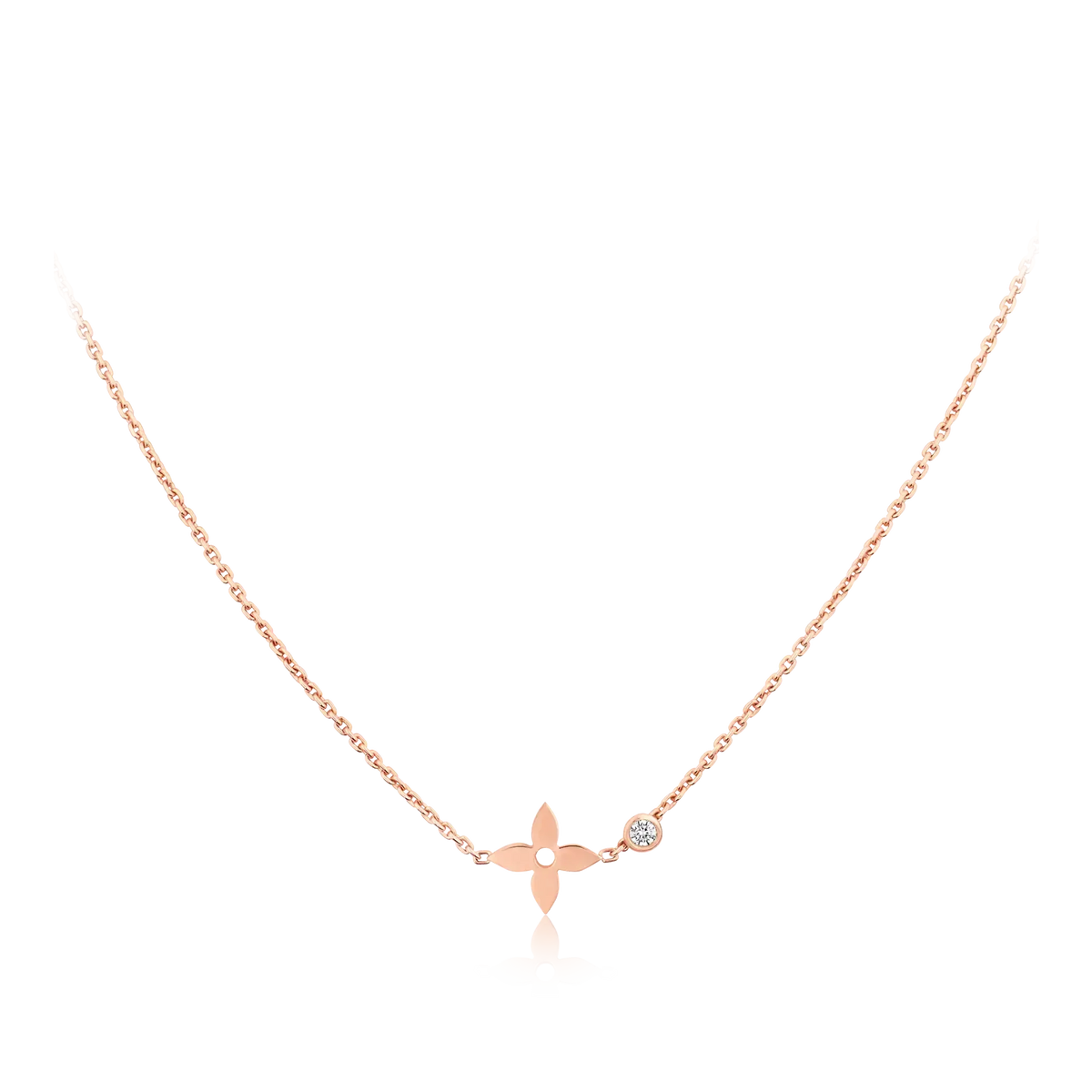 ¡®Aura Jewels¡¯BLOSSOM PENDANT PINK GOLD AND DIAMOND