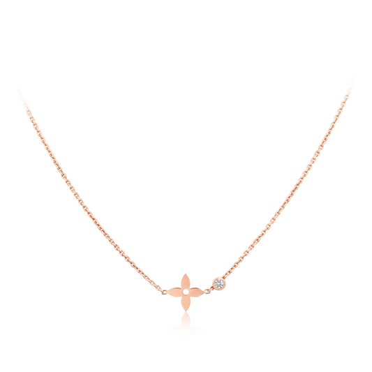 ¡®Aura Jewels¡¯BLOSSOM PENDANT PINK GOLD AND DIAMOND