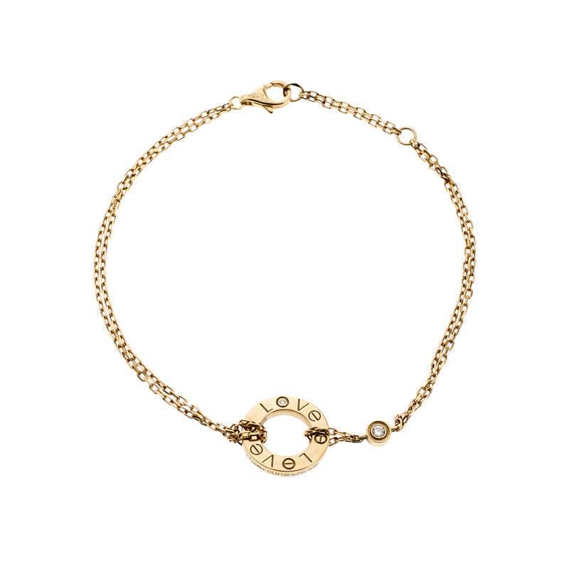 ¡®Aura Jewels¡¯LOVE BRACELET 2 DIAMOND