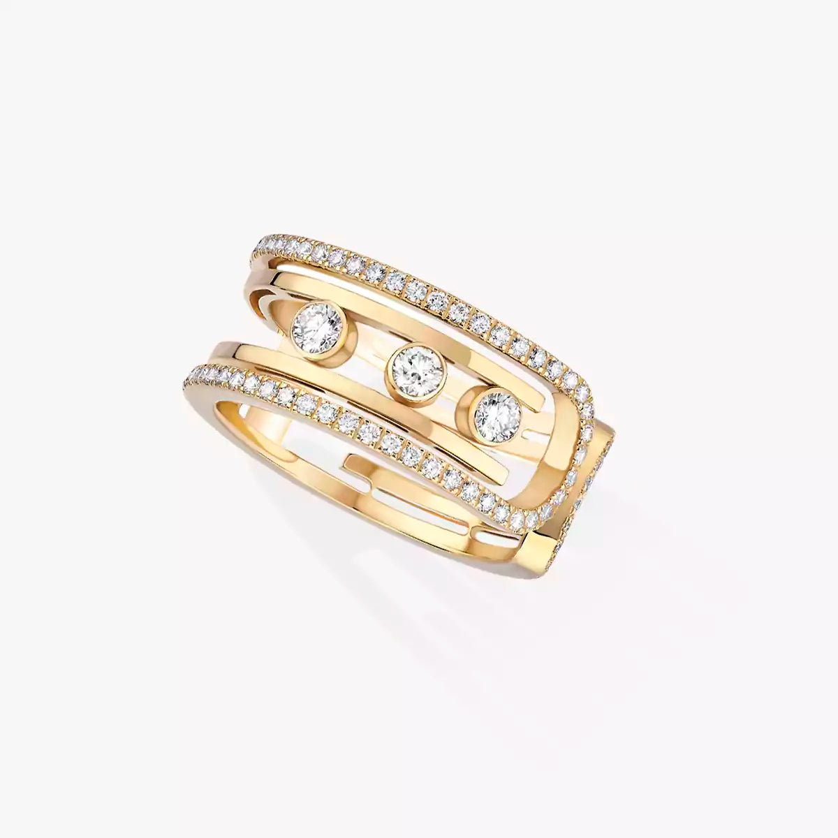[Aura Jewels]Move 10th Diamond Ring in Gold