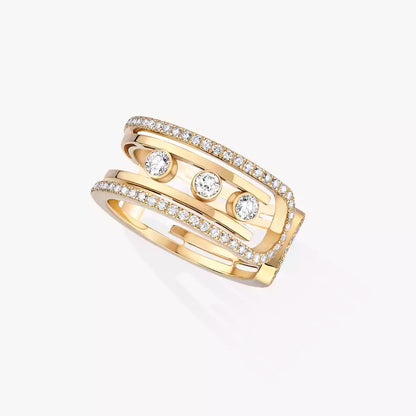 [Aura Jewels]Move 10th Diamond Ring in Gold