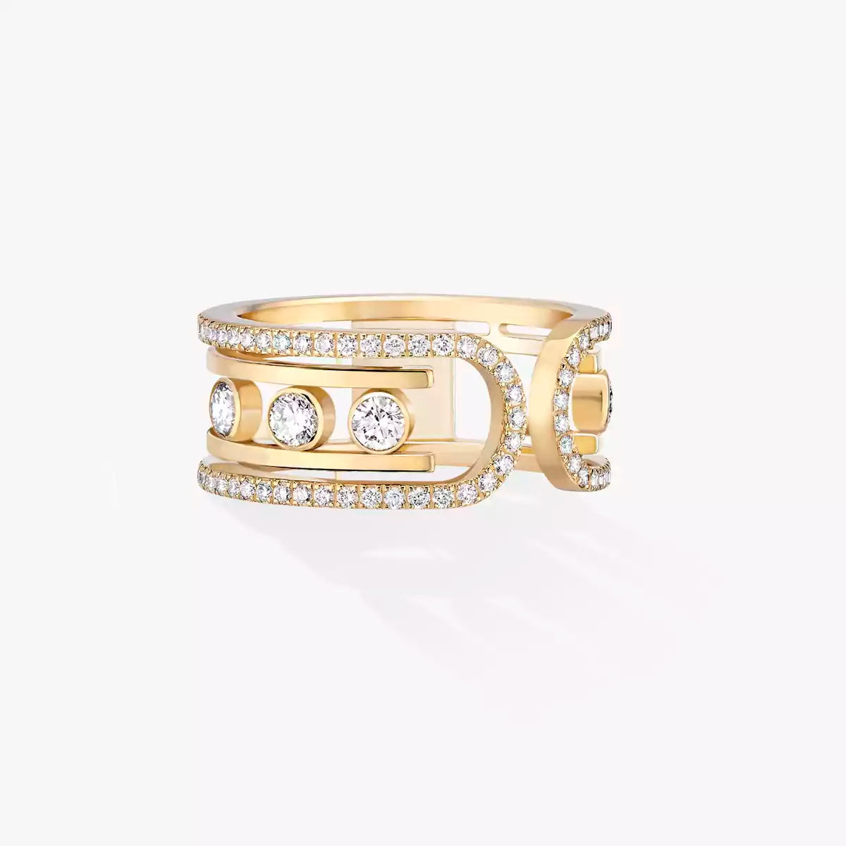 [Aura Jewels]Move 10th Diamond Ring in Gold