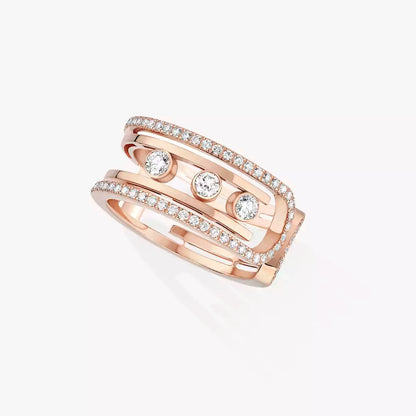 [Aura Jewels]Move 10th Diamond Ring in Gold