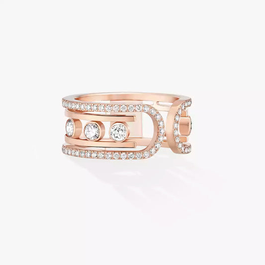 [Aura Jewels]Move 10th Diamond Ring in Gold