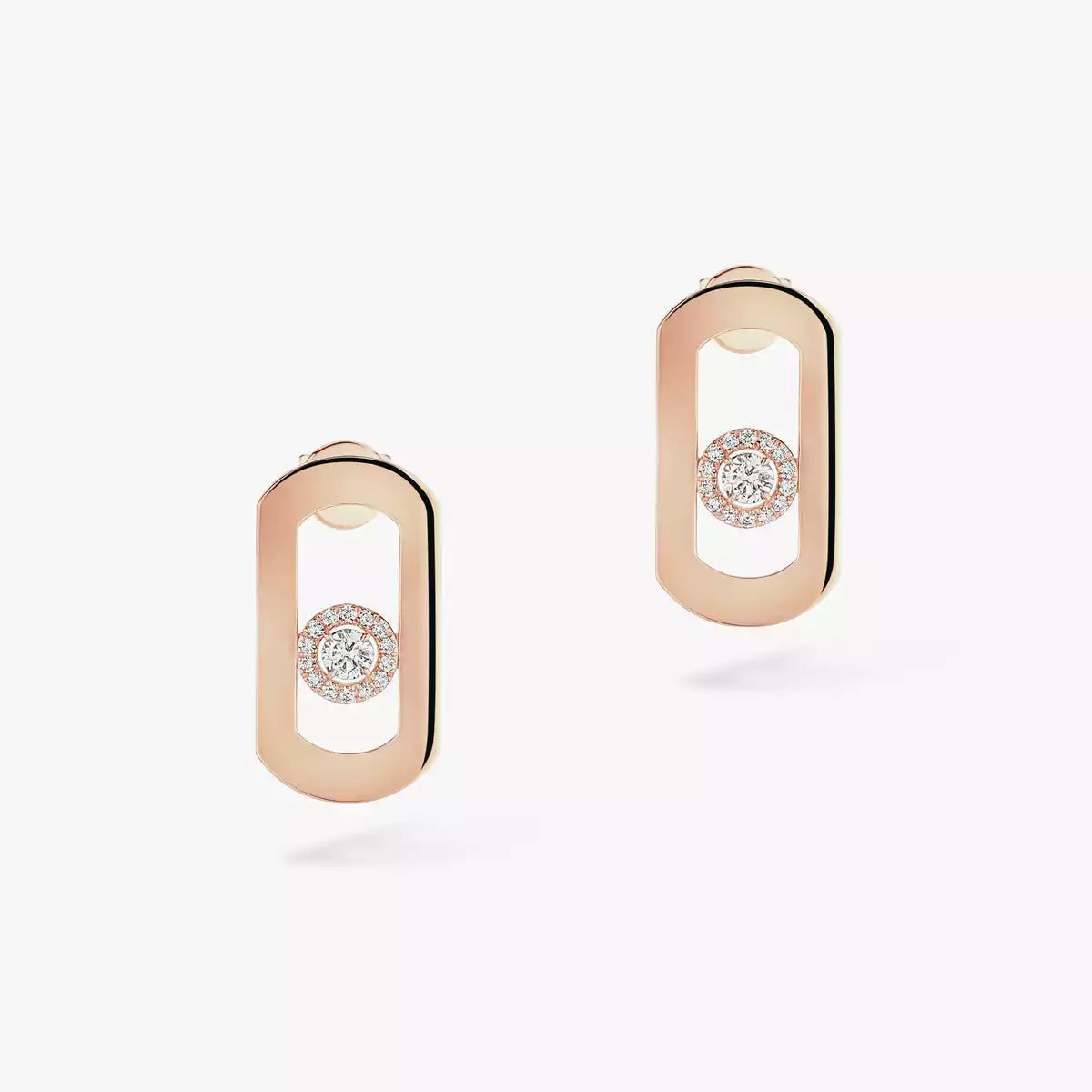 [Aura Jewels]So Move Diamond Earrings in Yellow Gold