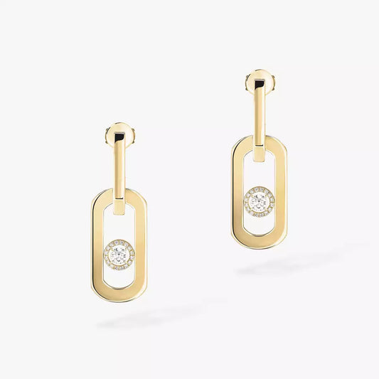 [Aura Jewels]So Move XL Diamond Pendant Earrings