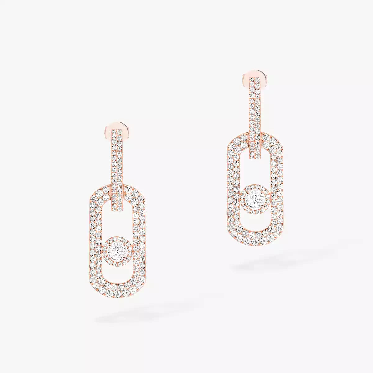 [Aura Jewels]So Move XL Pave_-Set Diamond Pendant Earrings
