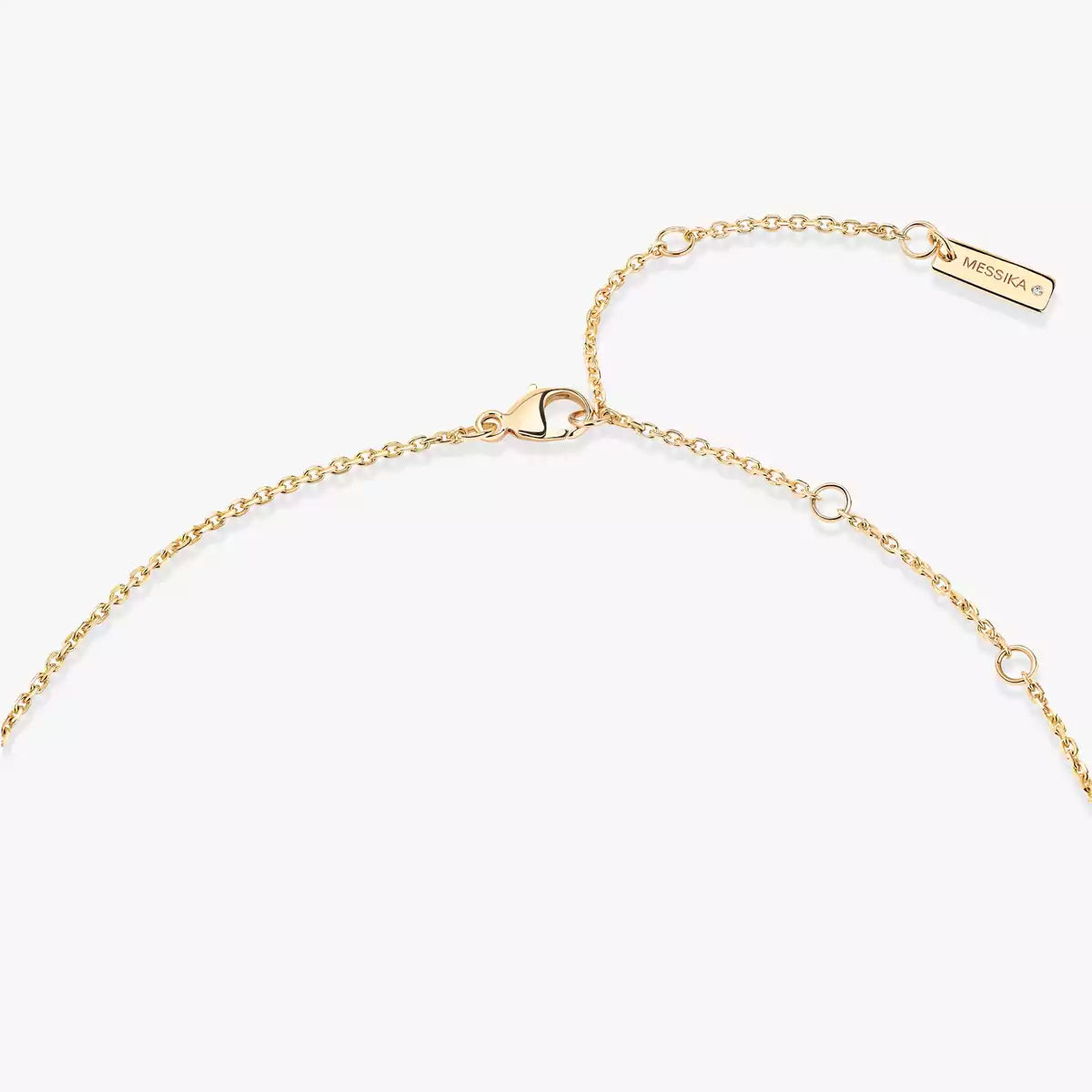 [Aura Jewels]Lucky Eye Diamond Necklace in Rose Gold and Turquoise
