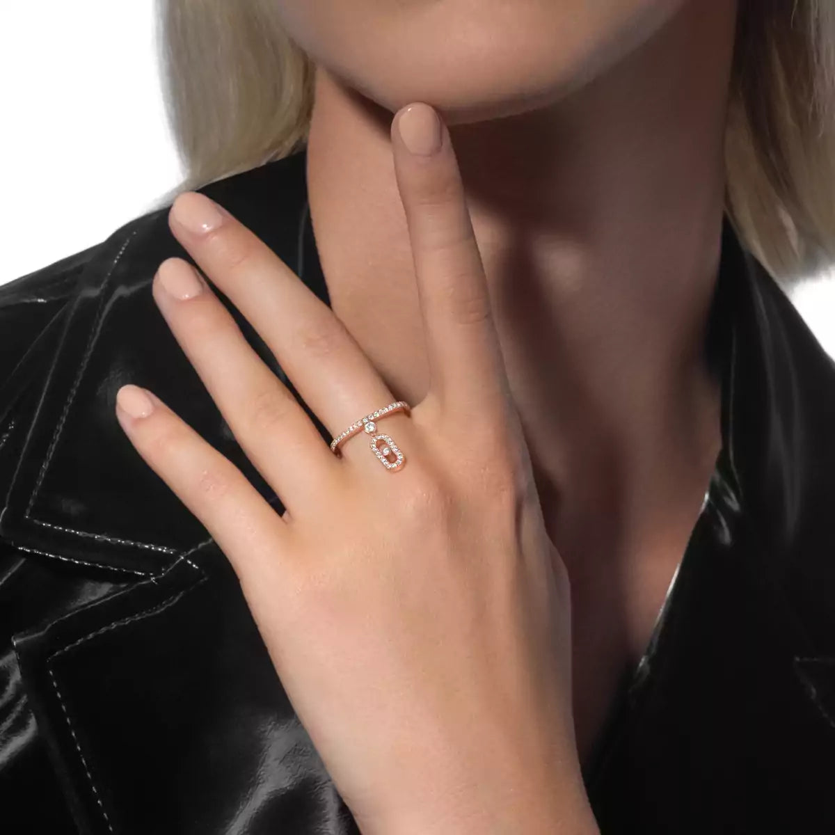 [Aura Jewels]Move Uno Diamond Ring