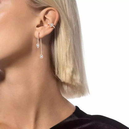 [Aura Jewels]Diamond Drop Earrings My Twin