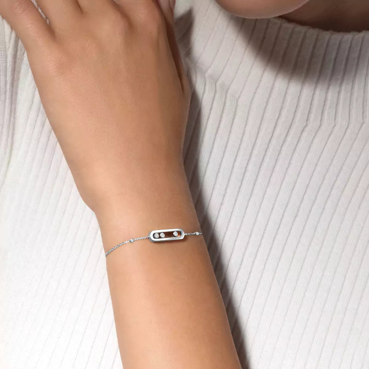 [Aura Jewels]Baby Move Diamond Bracelet