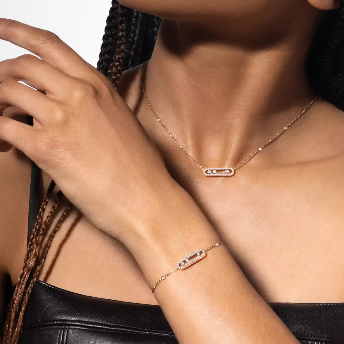 [Aura Jewels]Pavé Baby Move Diamond Bracelet