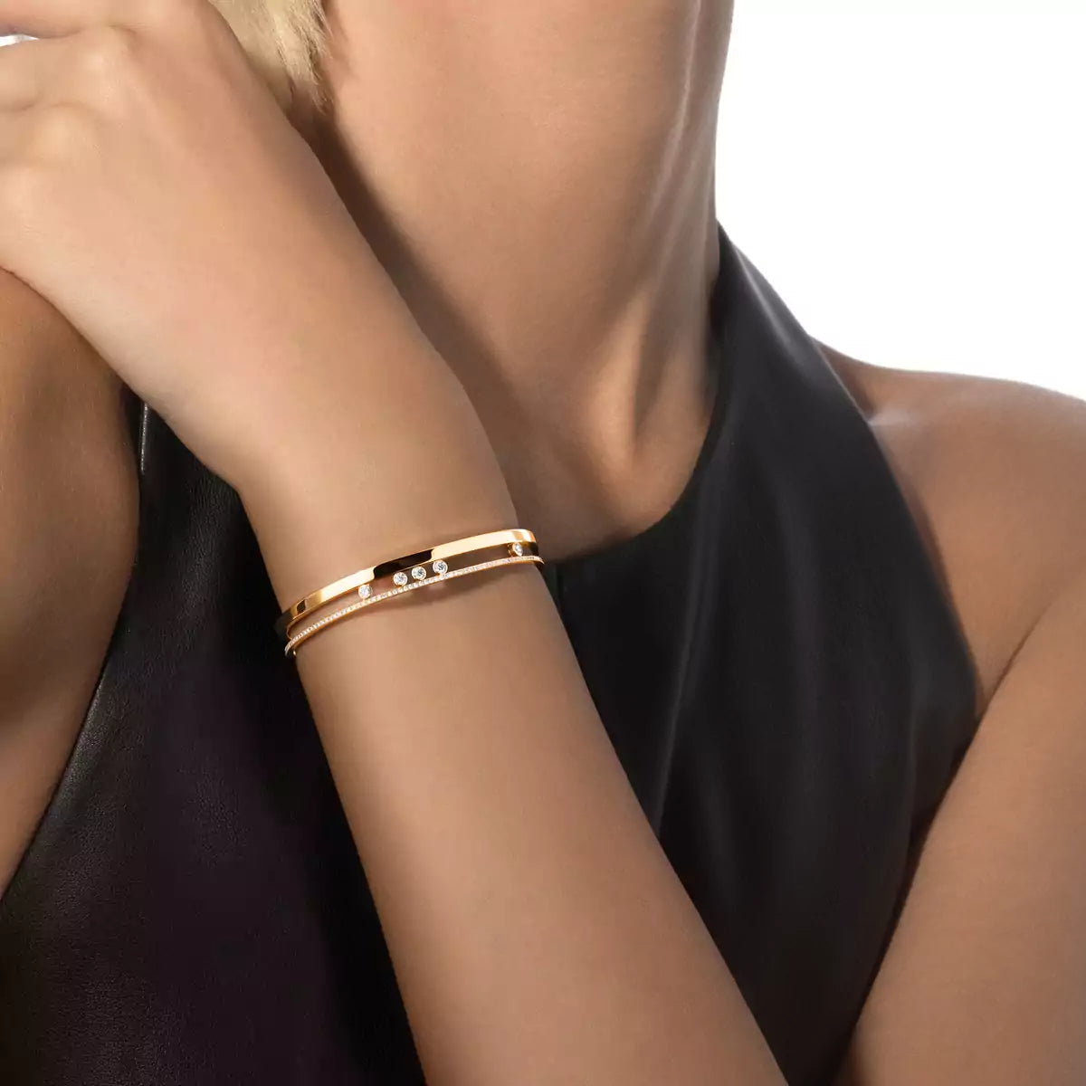 [Aura Jewels]Move Romane Diamond Bangle Bracelet