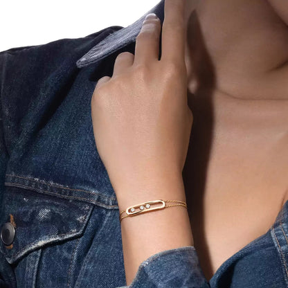 [Aura Jewels]Lucky Eye Diamond Bracelet