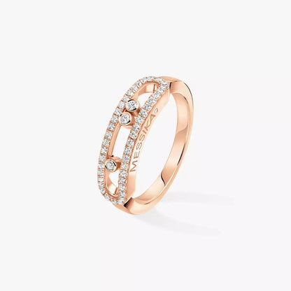 [Aura Jewels] Baby Move Gold Diamond Pave_ Ring
