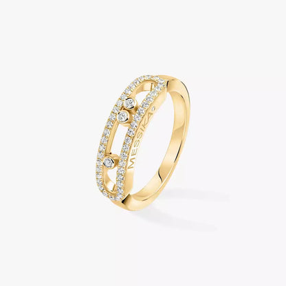 [Aura Jewels] Baby Move Gold Diamond Pave_ Ring