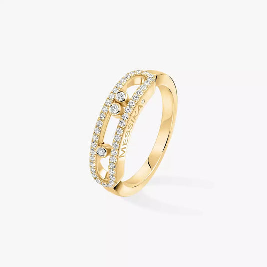 [Aura Jewels] Baby Move Gold Diamond Pave_ Ring