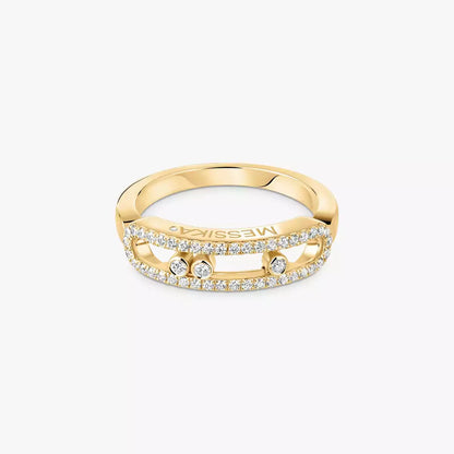 [Aura Jewels] Baby Move Gold Diamond Pave_ Ring