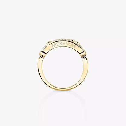 [Aura Jewels] Baby Move Gold Diamond Pave_ Ring