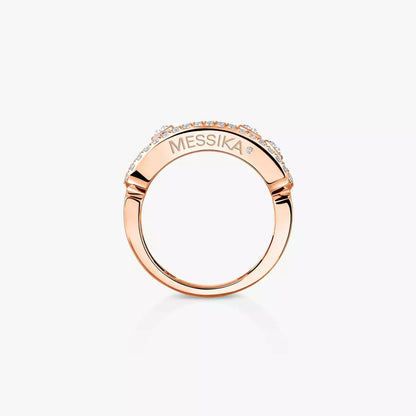 [Aura Jewels] Move Gold Diamond Pave_ Ring