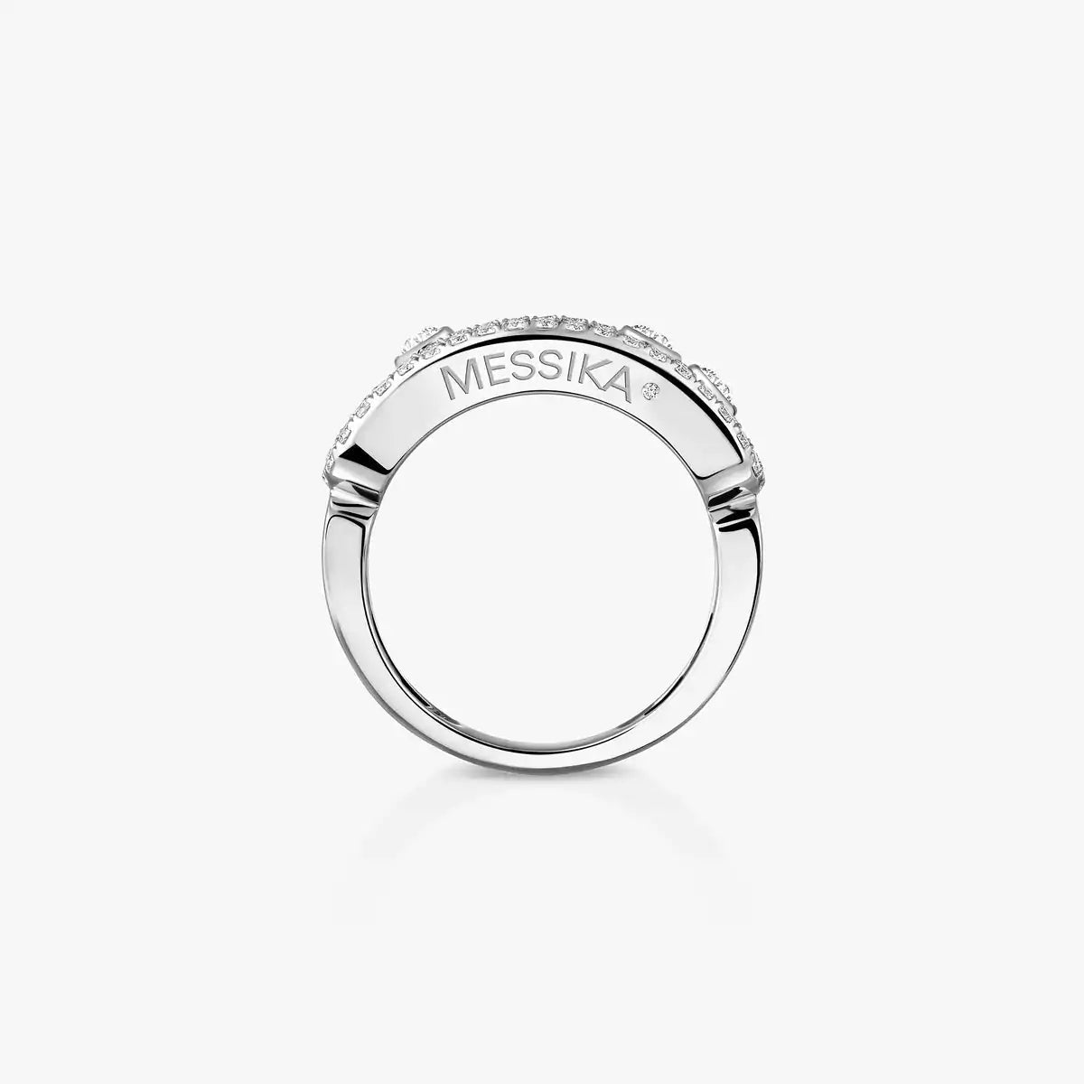 [Aura Jewels] Move Gold Diamond Pave_ Ring