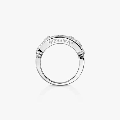 [Aura Jewels] Move Gold Diamond Pave_ Ring