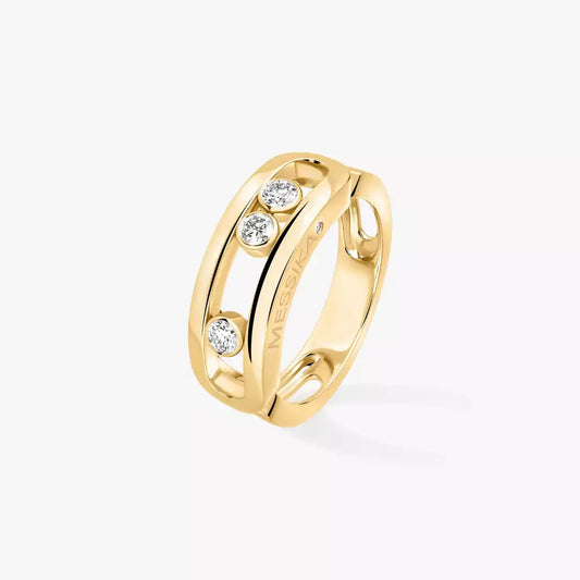 [Aura Jewels] MoveGold Diamond Ring