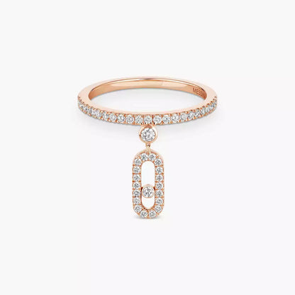 [Aura Jewels]Move Uno Diamond Ring