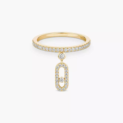 [Aura Jewels]Move Uno Diamond Ring