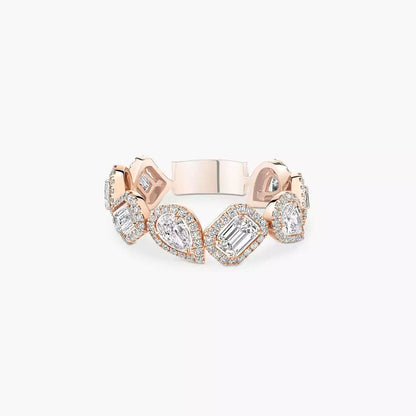 [Aura Jewels]Diamond Wedding Ring My Twin