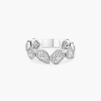 [Aura Jewels]Diamond Wedding Ring My Twin