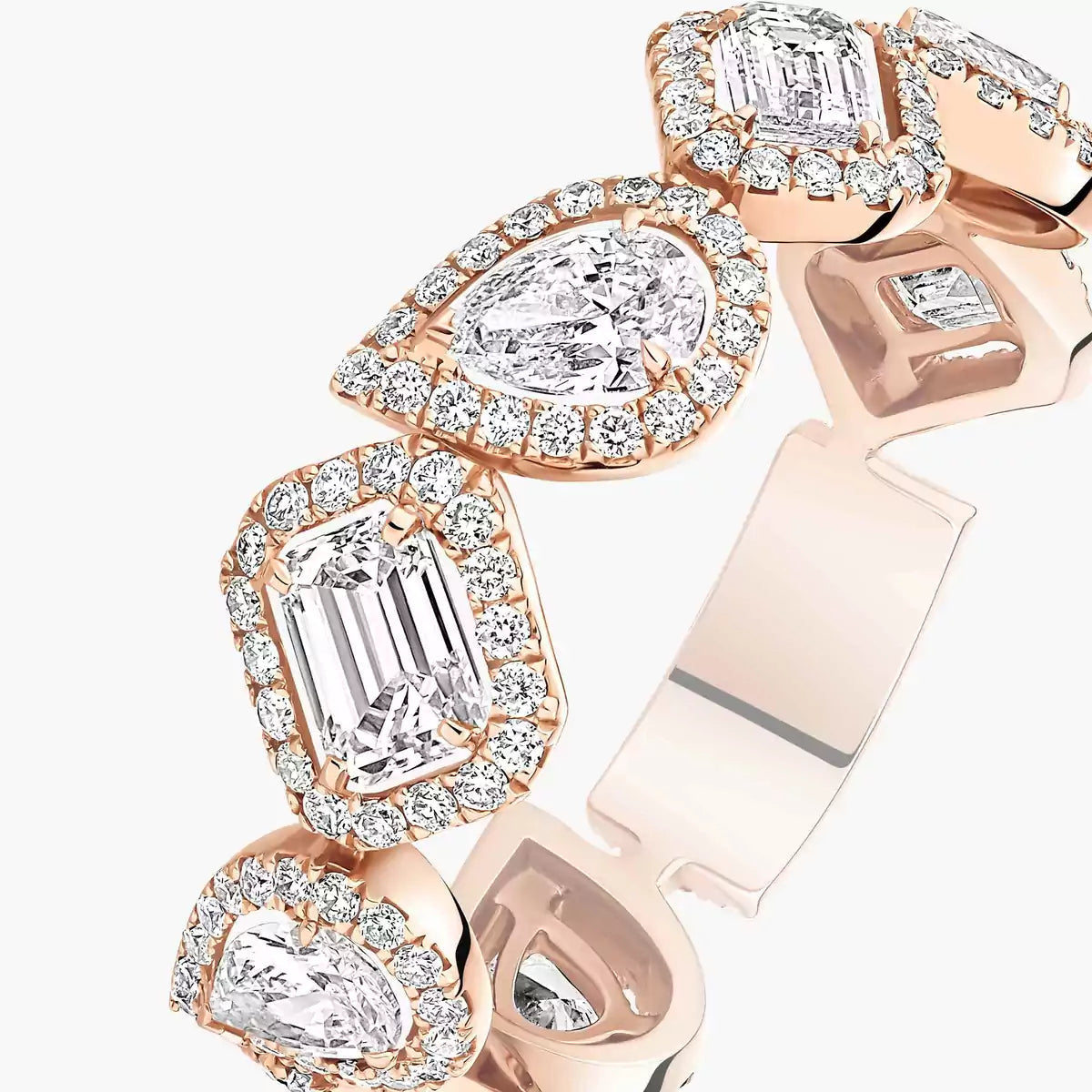 [Aura Jewels]Diamond Wedding Ring My Twin