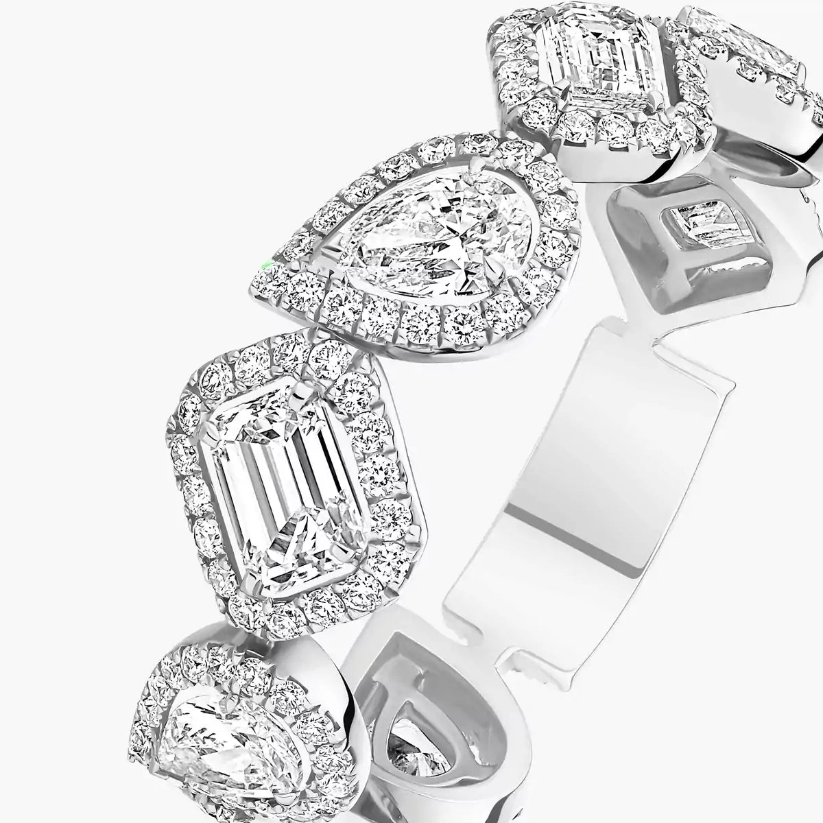 [Aura Jewels]Diamond Wedding Ring My Twin