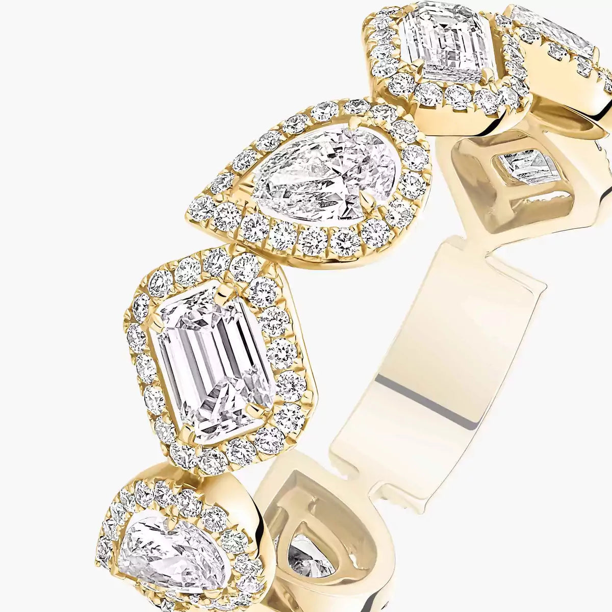 [Aura Jewels]Diamond Wedding Ring My Twin