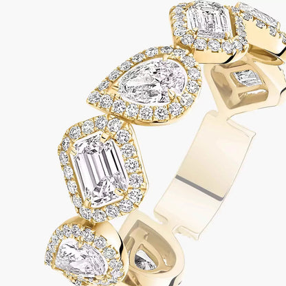 [Aura Jewels]Diamond Wedding Ring My Twin