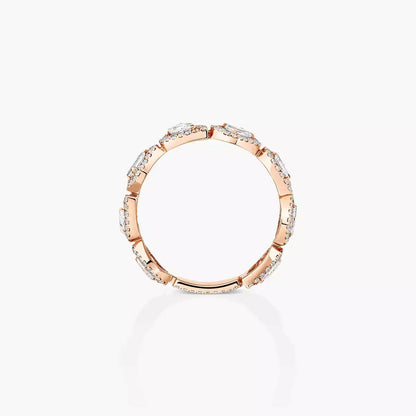 [Aura Jewels]Diamond Wedding Ring My Twin