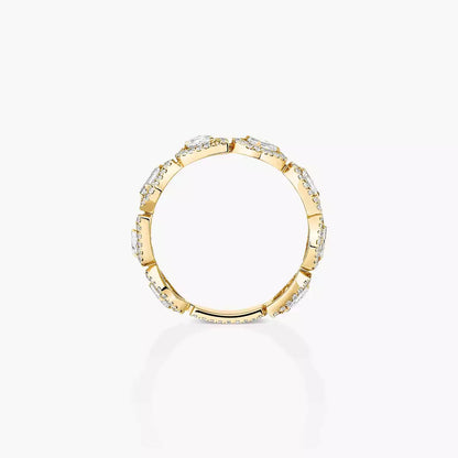 [Aura Jewels]Diamond Wedding Ring My Twin