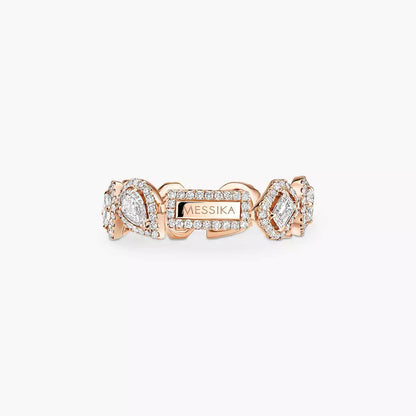 [Aura Jewels]Diamond Wedding Ring My Twin