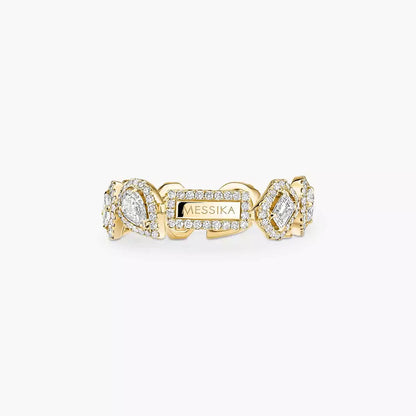 [Aura Jewels]Diamond Wedding Ring My Twin