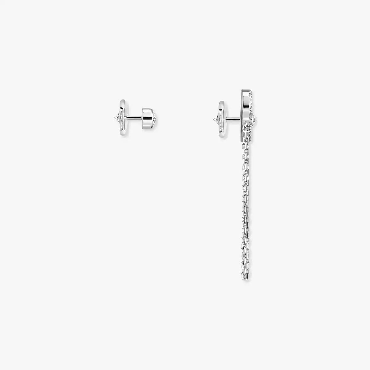 [Aura Jewels]Move Uno Diamond Earrings