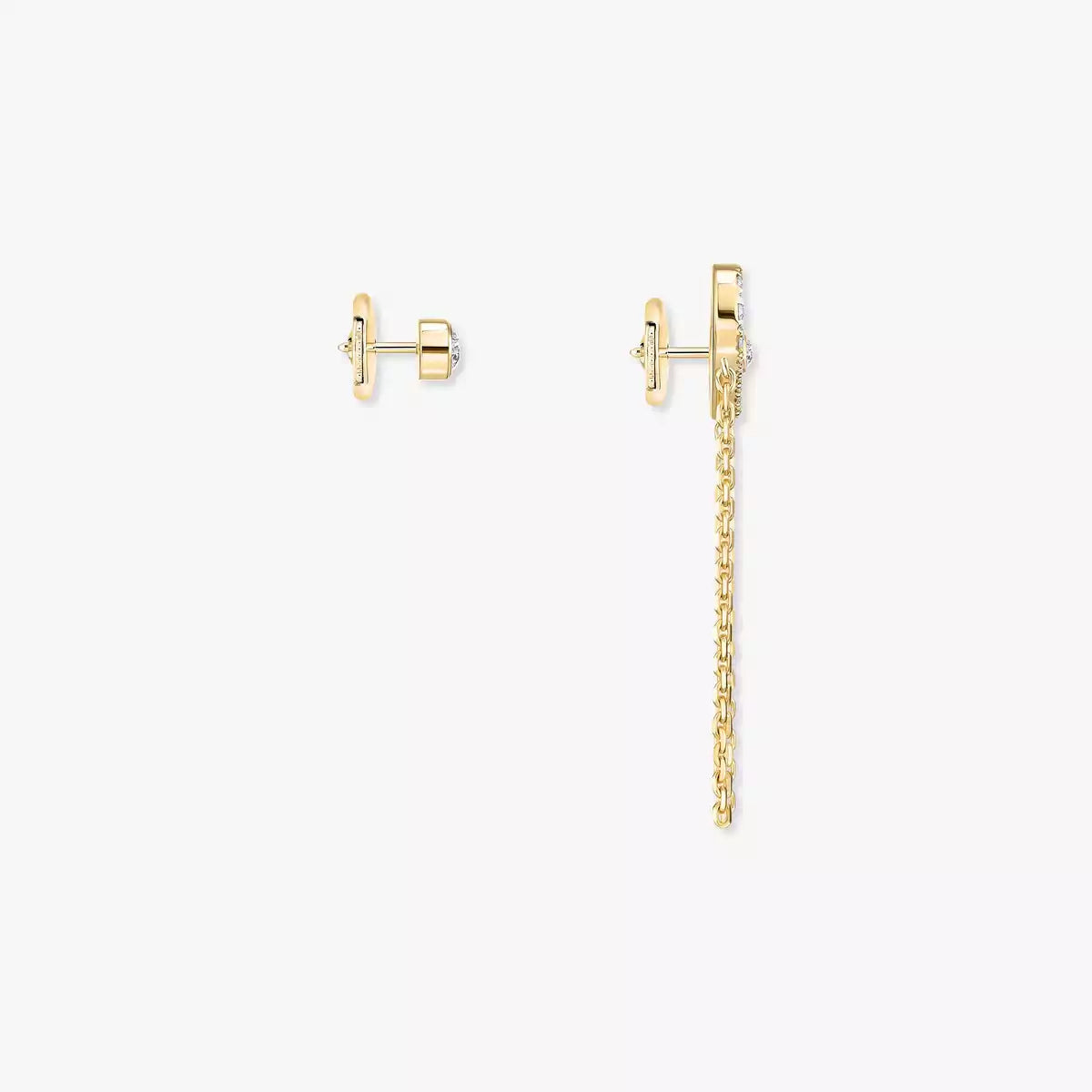 [Aura Jewels]Move Uno Diamond Earrings