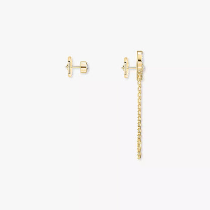 [Aura Jewels]Move Uno Diamond Earrings