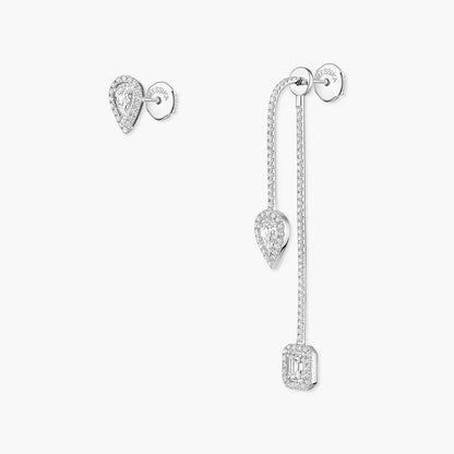 [Aura Jewels]Diamond Drop Earrings My Twin