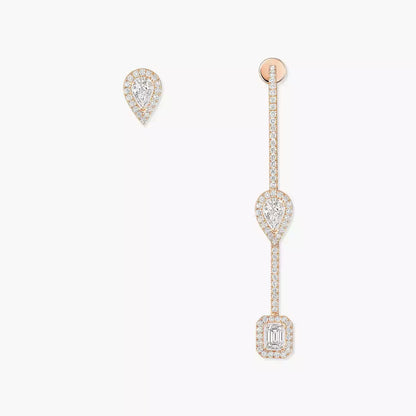 [Aura Jewels]Diamond Drop Earrings My Twin