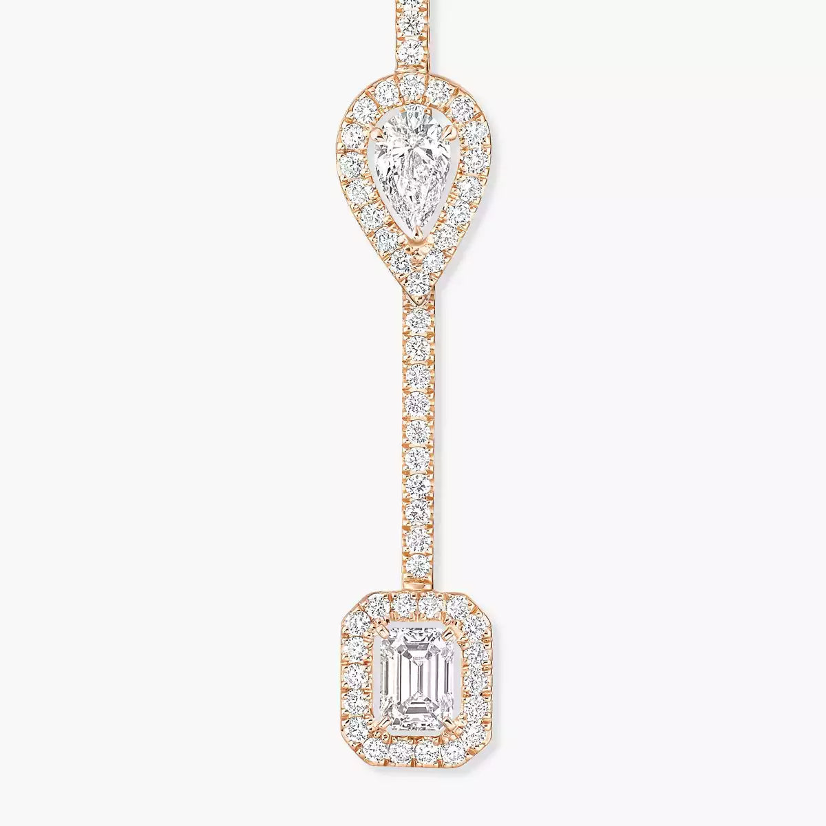 [Aura Jewels]Diamond Drop Earrings My Twin