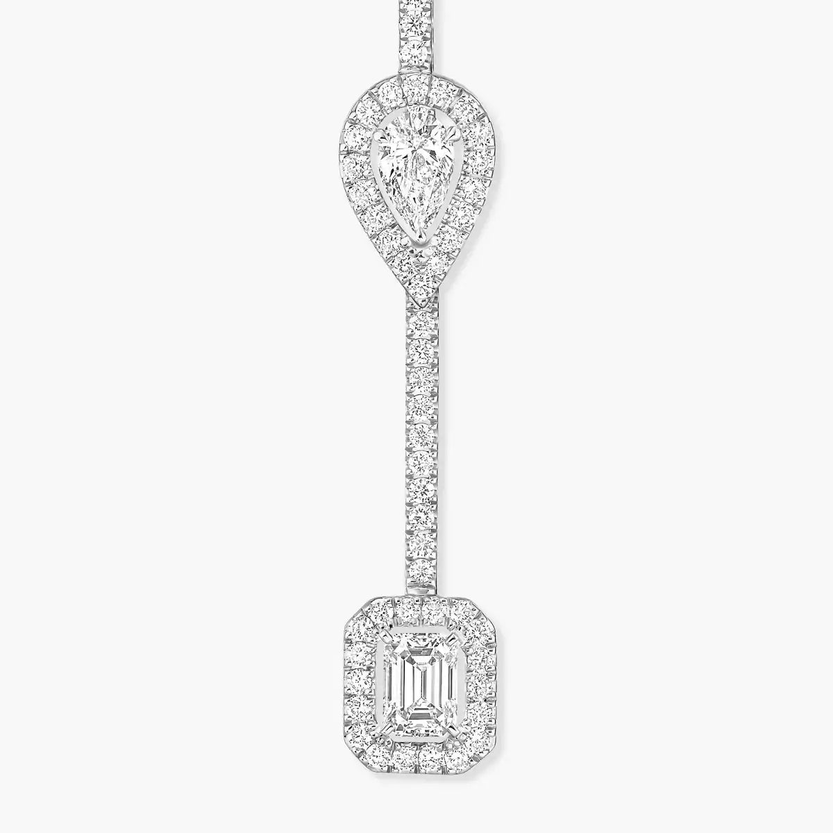 [Aura Jewels]Diamond Drop Earrings My Twin