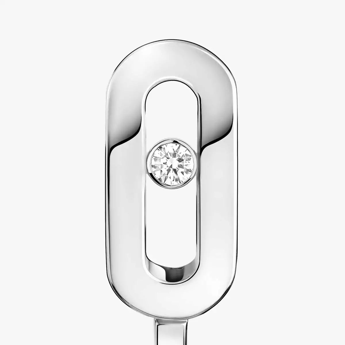 [Aura Jewels]Diamond Mini Hoop Earrings Move Classique